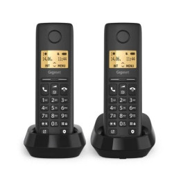 Teléfono Gigaset Basic 100 Black Duo | InfoChen Canarias