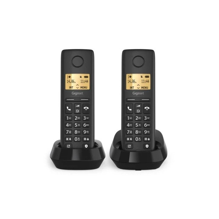 Teléfono Gigaset Basic 100 Black Duo | InfoChen Canarias