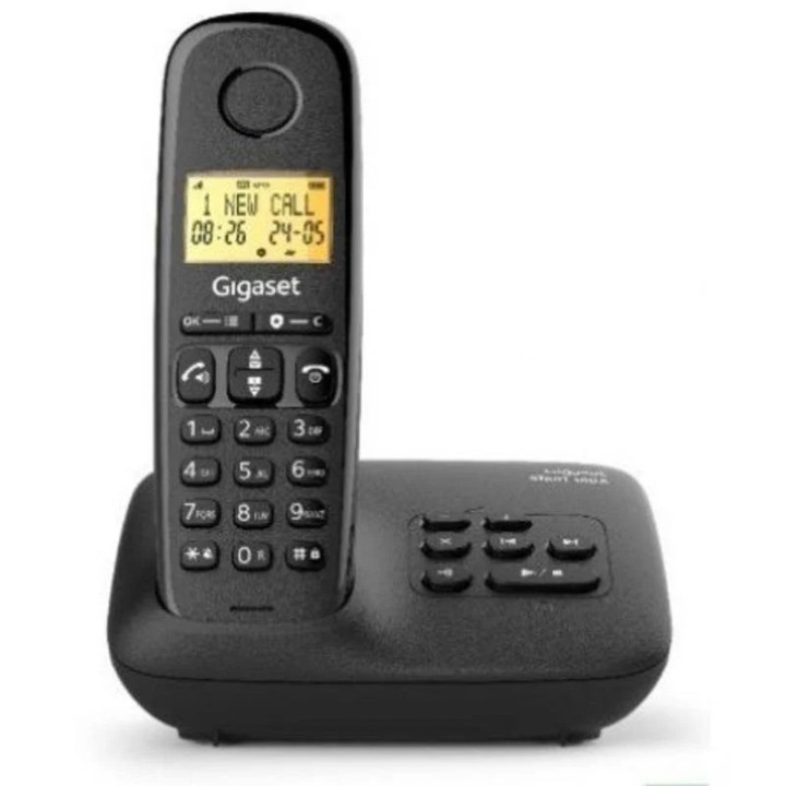 Teléfono Gigaset Basic 100 Black | InfoChen Canarias