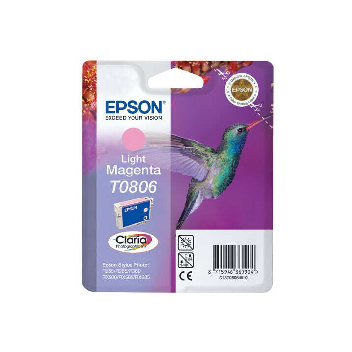 Tinta Epson C13T08064011 Light Magenta T0806 | InfoChen Canarias