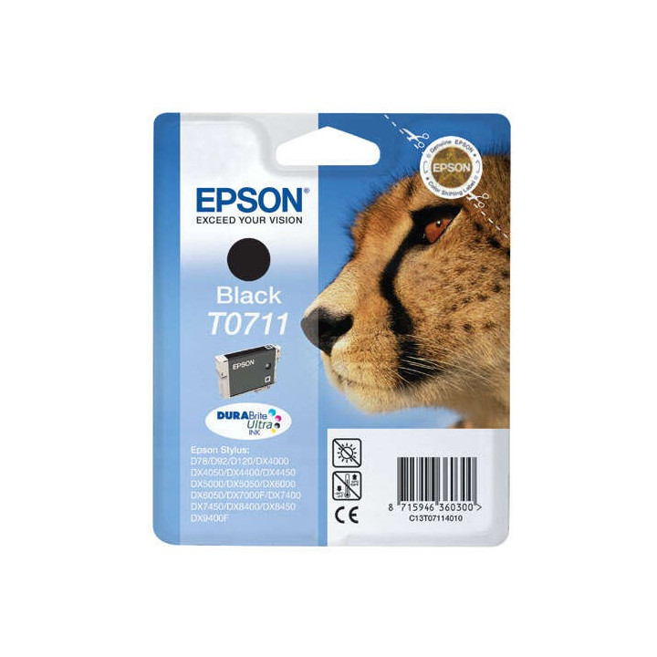 Tinta Epson C13T07114012 Black T0711 | InfoChen Canarias