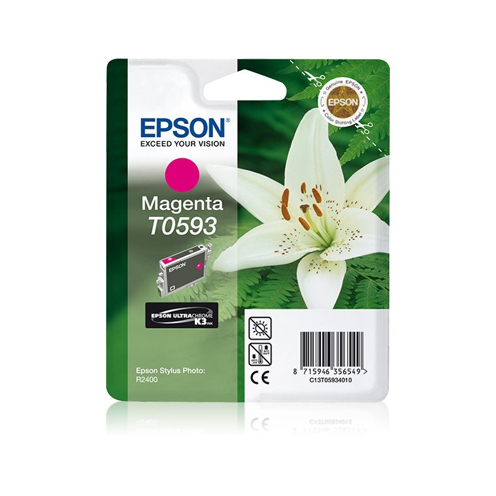 Tinta Epson C13T05934010 Magenta T0593 | InfoChen Canarias