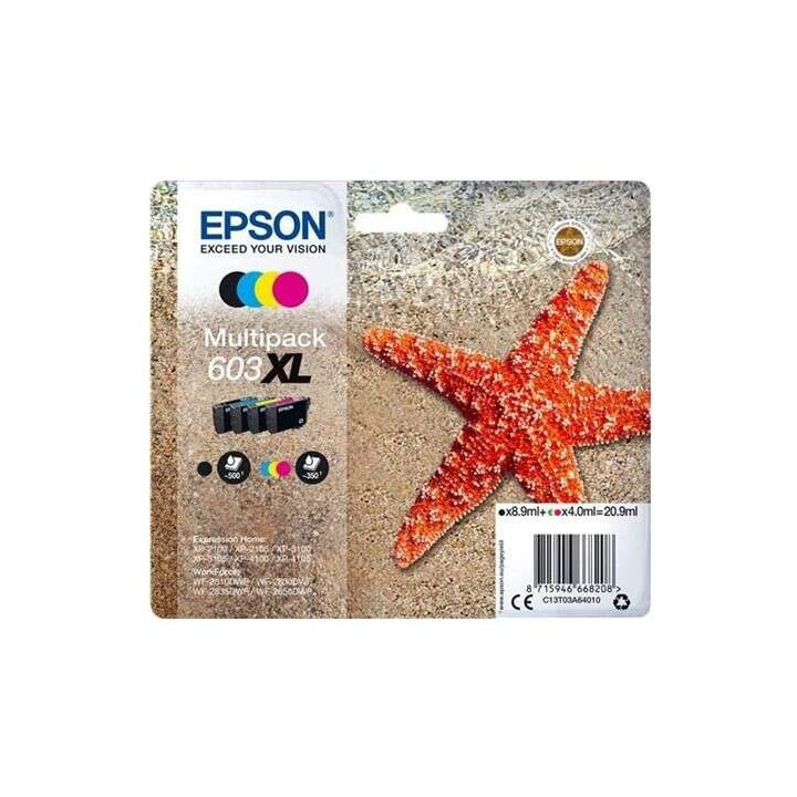 Tinta Epson C13T03A64010 Multipack T03A6 Nº603XL | InfoChen