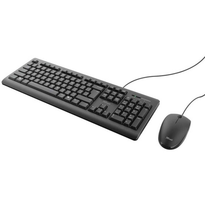 Teclado + Raton Trust TKM-250 USB | InfoChen Canarias