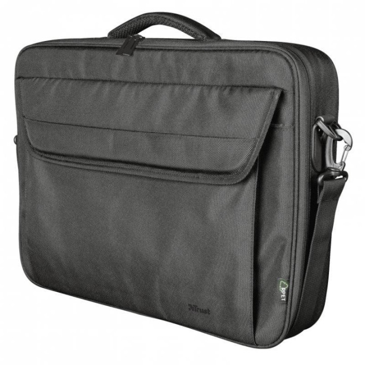 Maletin Trust 15.6 Atlanta Ecologico Black | InfoChen Canarias