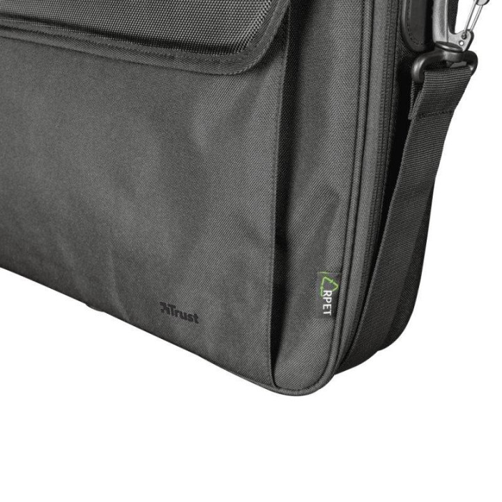 Maletin Trust 15.6 Atlanta Ecologico Black | InfoChen Canarias