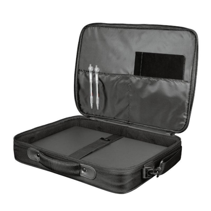 Maletin Trust 15.6 Atlanta Ecologico Black | InfoChen Canarias