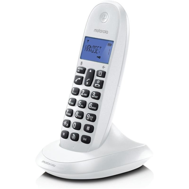 Teléfono Motorola C1001 Call Blocking Dect Wireless White |