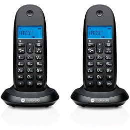 Teléfono Motorola C1002 Cb+ Dect Wireless Black (( 2UD )) |