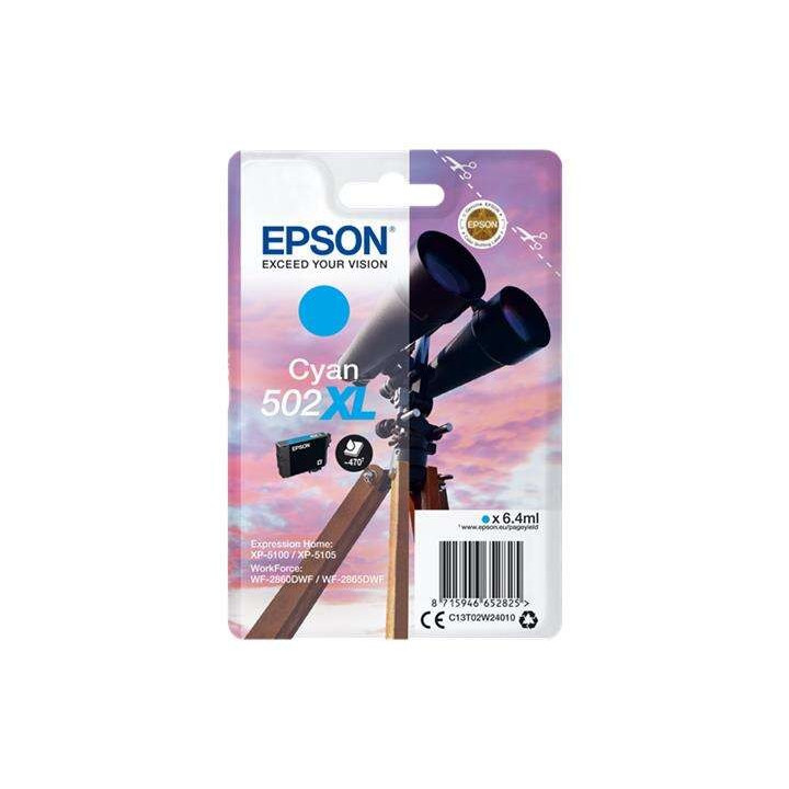 Tinta Epson C13T02W24010 T02W2 Cyan 502XL | InfoChen Canarias