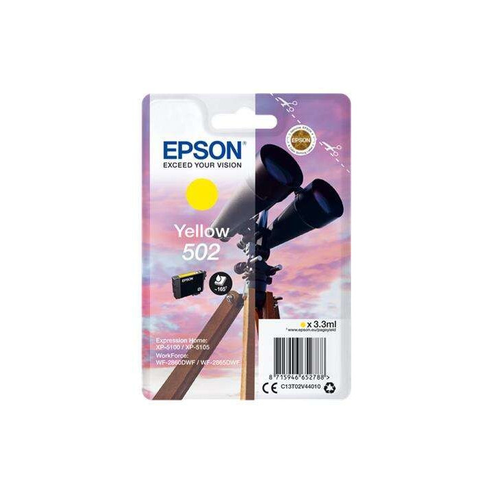 Tinta Epson C13T02V44010 T02V4 Yellow 502 | InfoChen Canarias