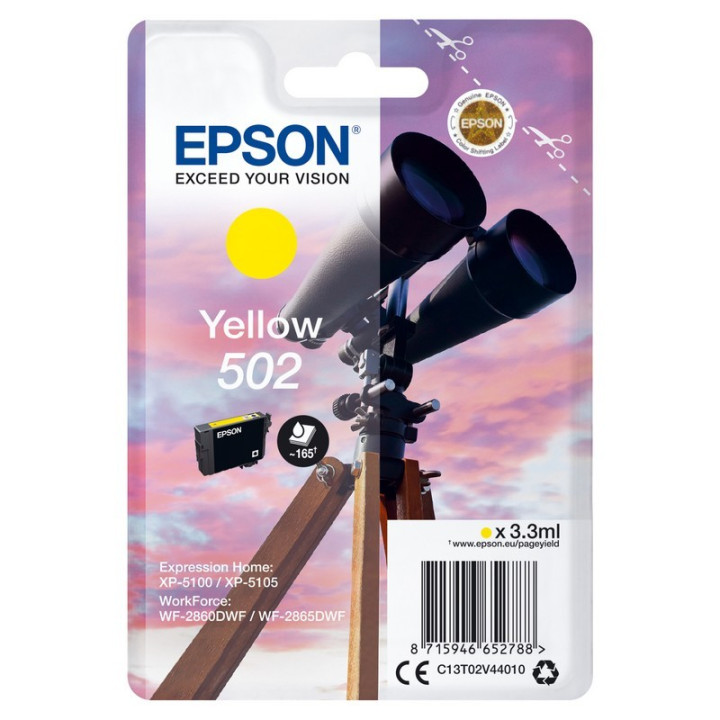Tinta Epson C13T02V44020 Yellow T02V4 502 | InfoChen Canarias
