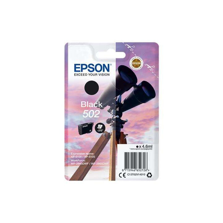 Tinta Epson C13T02V14010 T02V1 Black 502 | InfoChen Canarias