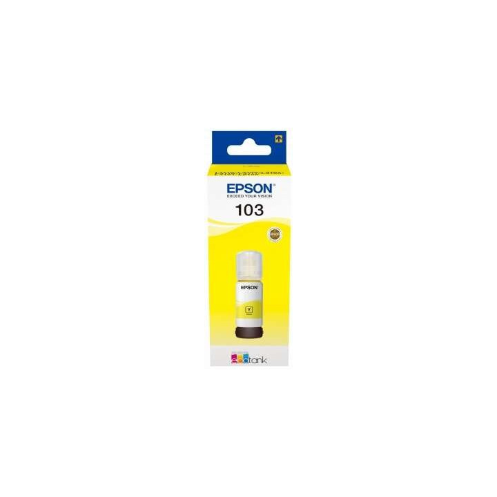 Tinta Epson Bote 103 Yellow Ecotank Bottle C13T00S44A L31XX |