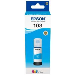 Tinta Epson Bote 103 Cyan Ecotank Bottle C13T00S24A10 L31XX |