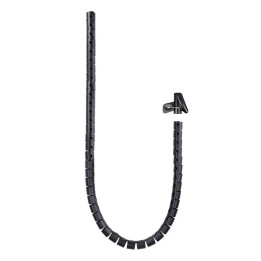 Organizador De Cable Nanocable Flexible 25MM 1M Black | InfoChen
