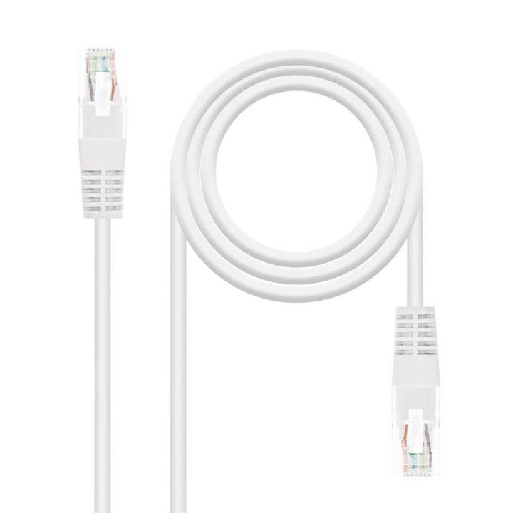 Cable De Red CAT.6 Utp 1M Nanocable White | InfoChen Canarias
