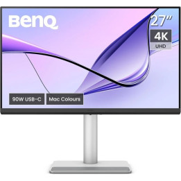 Monitor Benq 27 IPS 4K Multimedia Ergonomico USB-C HDMI Silver |