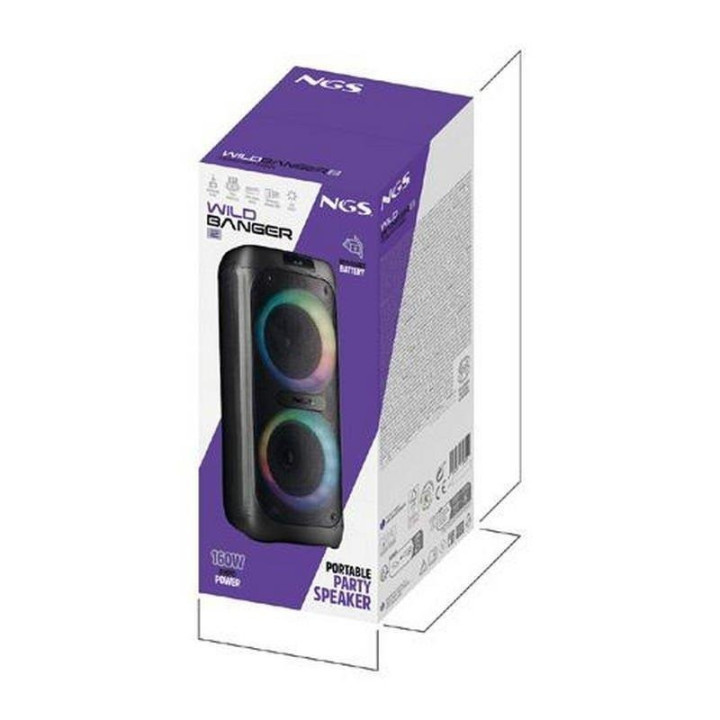 Altavoz Portable Ngs Wild Banger 3 240W RGB Usb/bluetooth