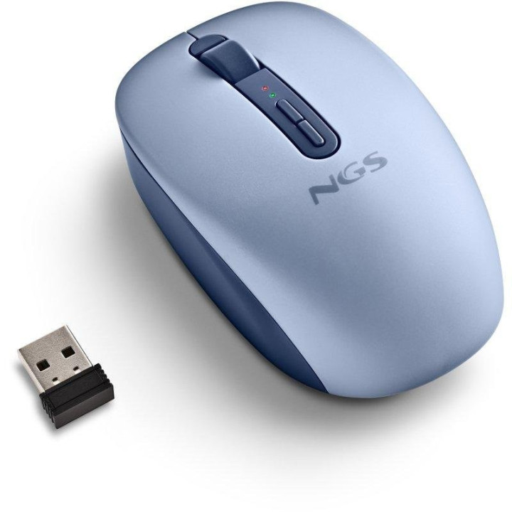 Raton Ngs Fog Dual Wireless Silent Ergonomic Blue | InfoChen