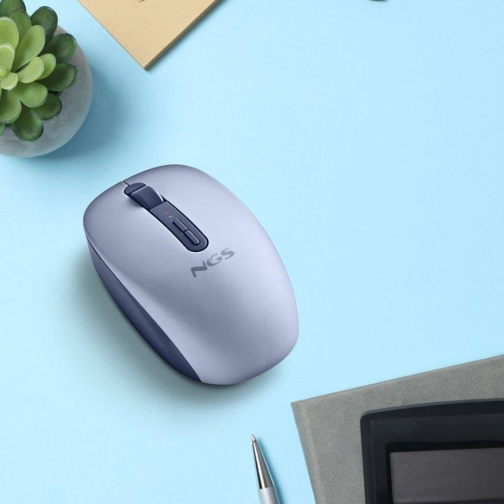 Raton Ngs Fog Dual Wireless Silent Ergonomic Blue | InfoChen