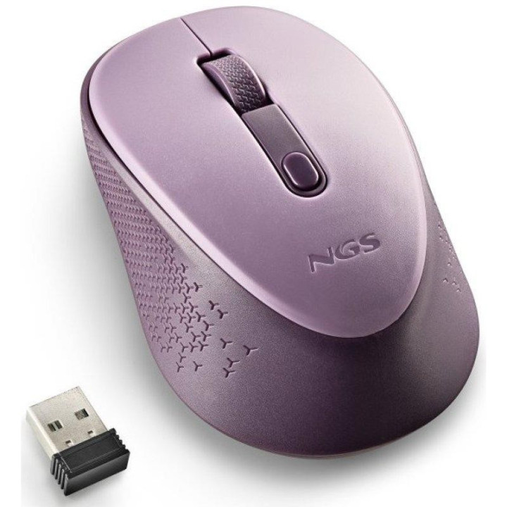 Raton Ngs Dew Lilac Wireless Silent Purple | InfoChen Canarias