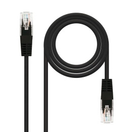 Cable De Red CAT.6 Utp 0.5M Nanocable Black | InfoChen Canarias