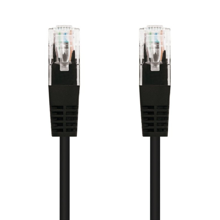 Cable De Red CAT.6 Utp 0.5M Nanocable Black | InfoChen Canarias