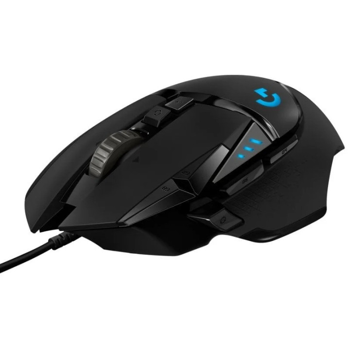 Raton Gaming Logitech G502 Hero Optico USB RGB Black | InfoChen