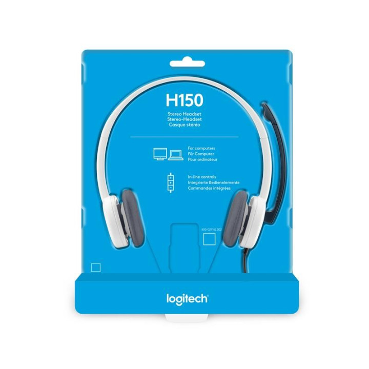 Auriculares + Microfono Logitech H150 White | InfoChen Canarias