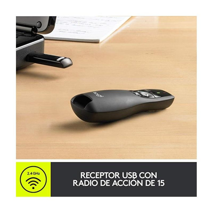 Presentador Logitech R400 Inalambrico | InfoChen Canarias