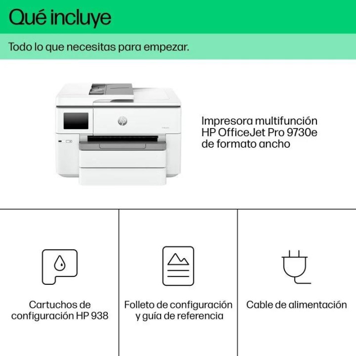 Impresora HP Officejet Pro Multifuncion MFP29730E A3 WIFI Duplex