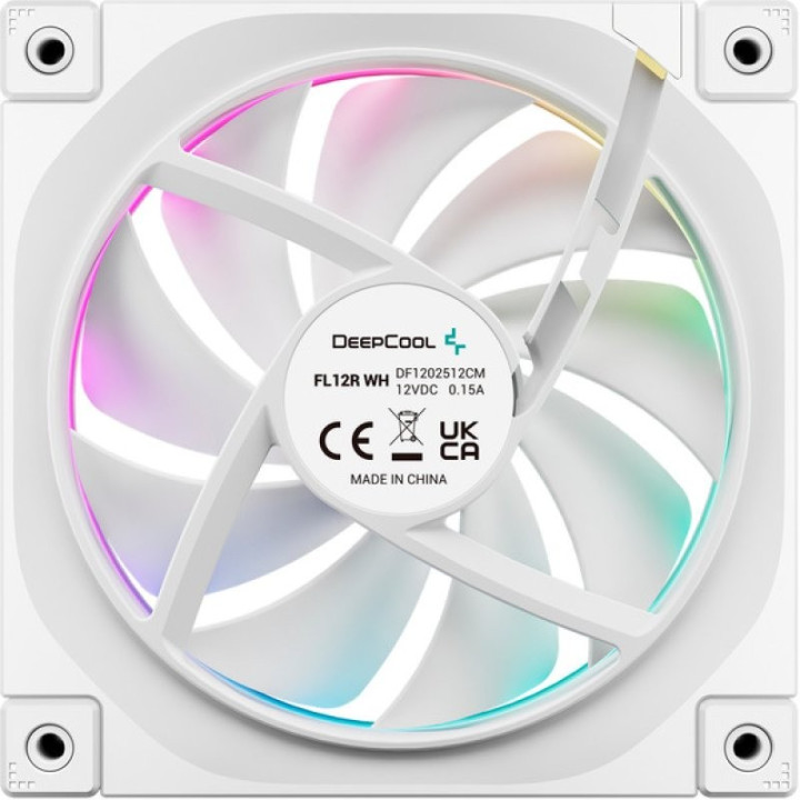 Ventilador 12CM Deepcool FL12R Adicional ARGB White | InfoChen