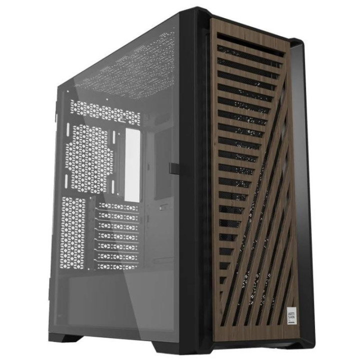Caja Ordenador Gaming Phoenix Artisan Noble Black Frontal Madera