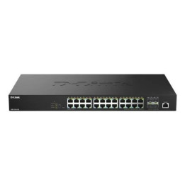 Switch D-Link Gigabit 24 Puertos 4SFP+ Poe++ | InfoChen Canarias