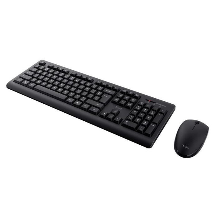 Teclado + Raton Trust Primo Wireless Black | InfoChen Canarias