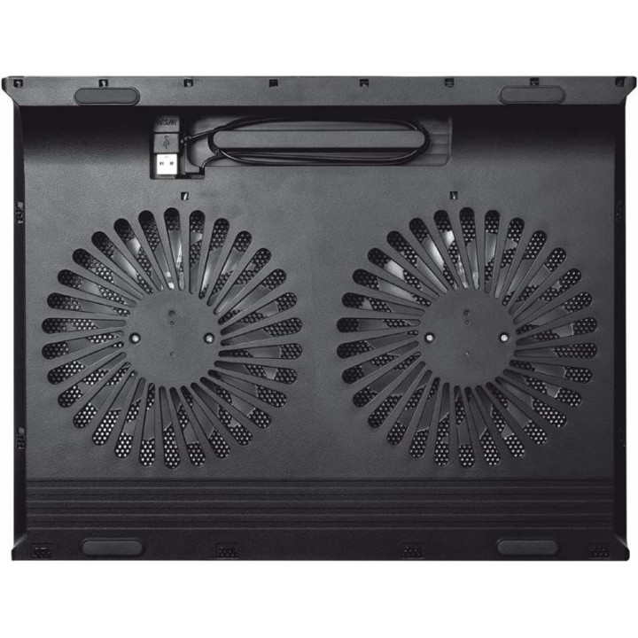 Soporte + Ventilador Notebook Trust Hasta 17.4 Black | InfoChen
