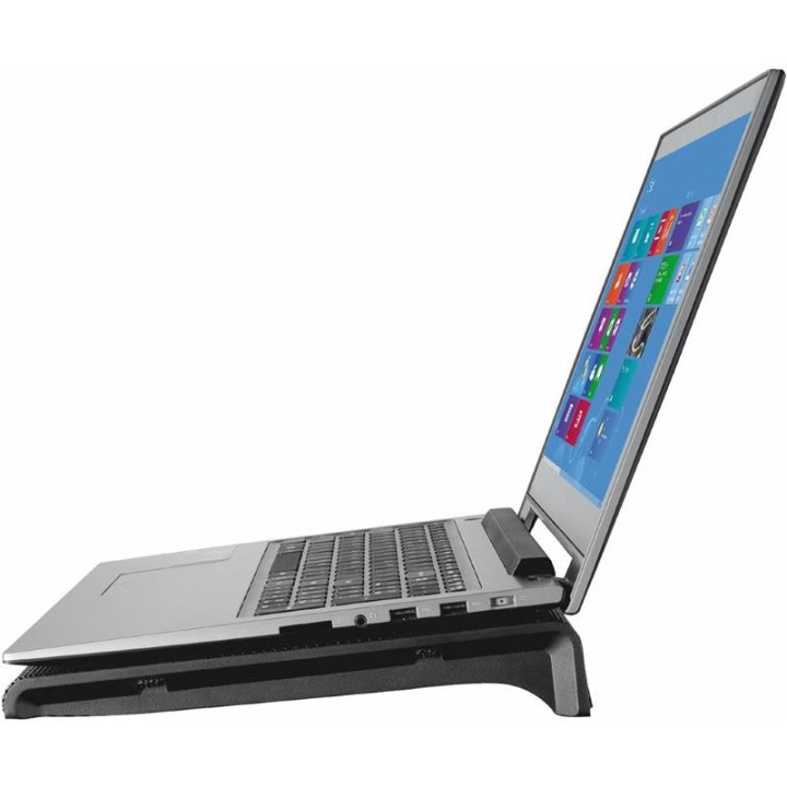 Soporte + Ventilador Notebook Trust Hasta 17.4 Black | InfoChen