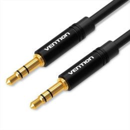 Cable Audio Vention Jack 3.5/M - Jack 3.5/M 1M Black | InfoChen