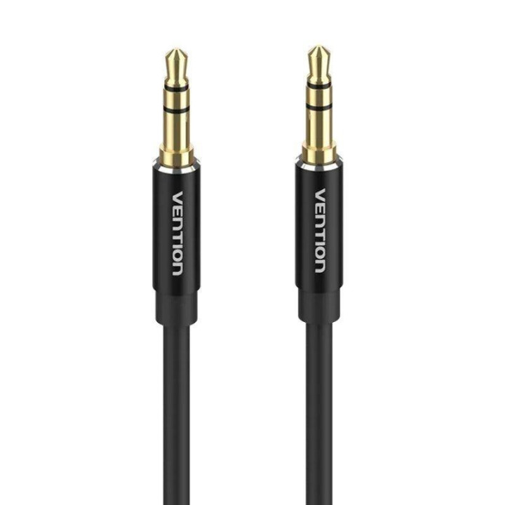 Cable Audio Vention Jack 3.5/M - Jack 3.5/M 0.5M Black | InfoChen