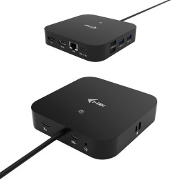 Docking I-Tec USB-C - 5XUSB/HDMI/RJ45/DP/JACK/USB-C Black |