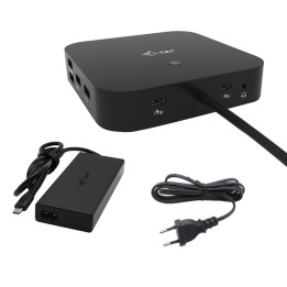 Docking I-Tec USB-C - 5XUSB/HDMI/RJ45/DP/JACK/USB-C Pd 100W Black