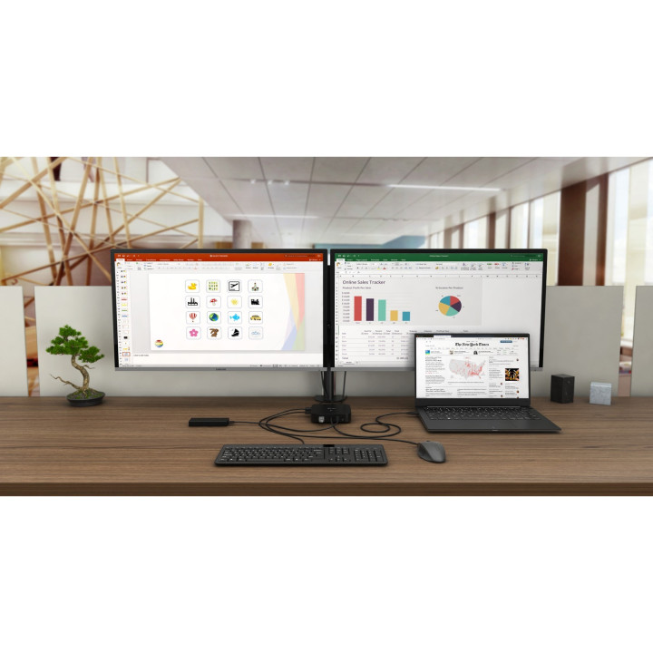 Docking I-Tec USB-C - 5XUSB/HDMI/RJ45/DP/JACK/USB-C Pd 100W Black