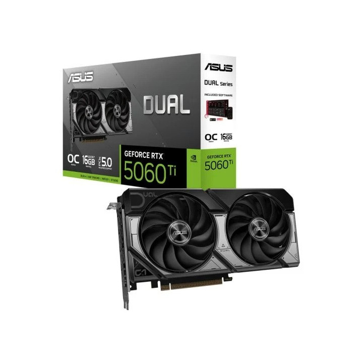 Tarjeta De Video Nvidia Asus Rtx 5060 Ti Dual Oc 16GB GDDR7 |