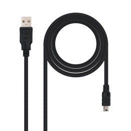 Cable USB 2.0 Tipo Am-Mini USB 5 Pin M 1,8M Nanocable | InfoChen