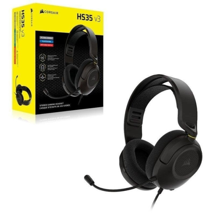 Auriculares + Microfono Gaming Corsair HS35 V3 USB Headset 7.1