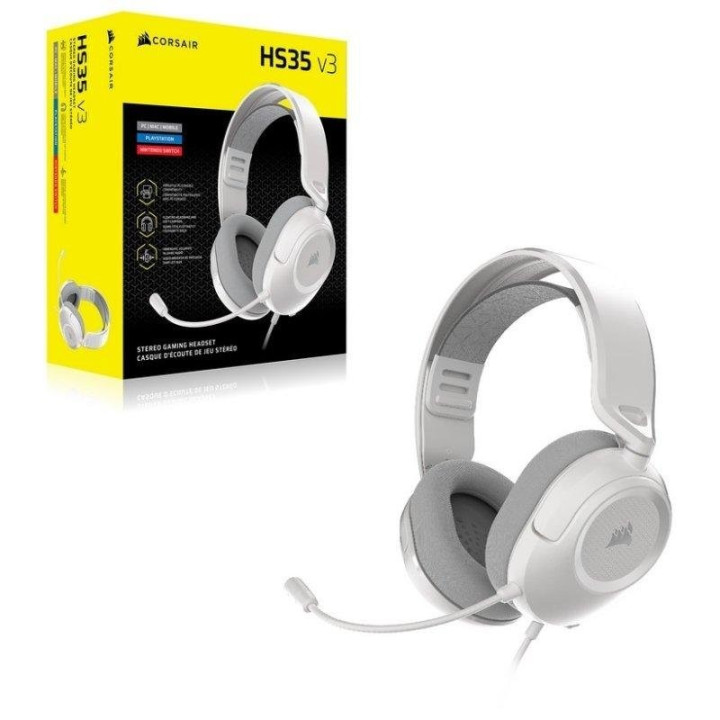 Auriculares + Microfono Gaming Corsair HS35 V3 USB Headset 7.1