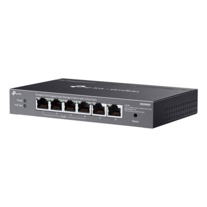 Switch Tp-Link ES206GP Gigabit 6 Puertos Poe+ | InfoChen Canarias