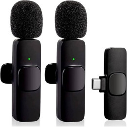 Microfono Receptor Oneway USB C Lavalier 2 Microfonos Pinza