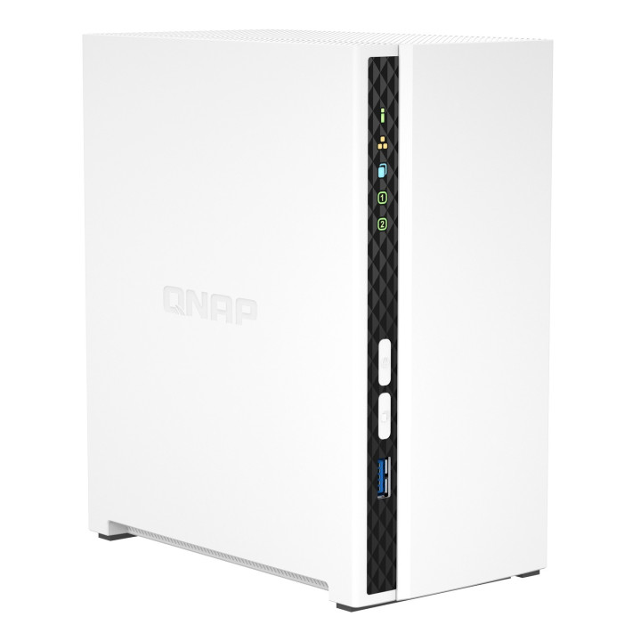 Unidad NAS Qnap 2 HDD 3.5-2.5 TS-233 | InfoChen Canarias